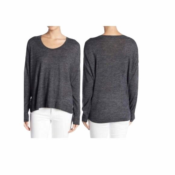 Madewell women's heather gray southstar wool blend, size M. - Picture 1 of 12